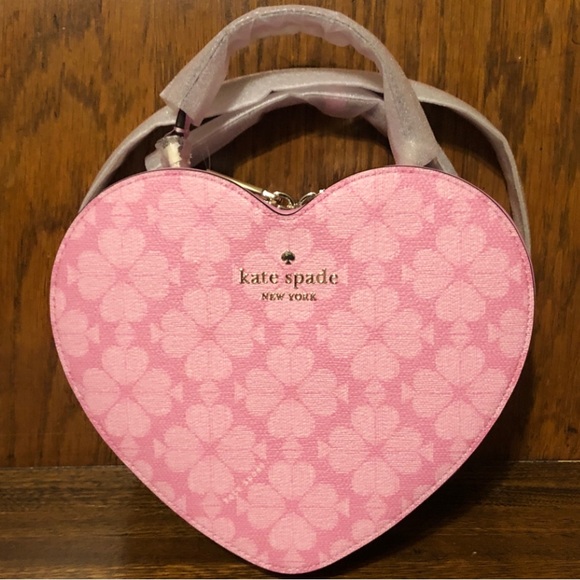 NWT-Kate Spade-SET-Spade Flower-Love Shack 3D Heart🩷Crossbody & Card Holder-$498 - Picture 2 of 16